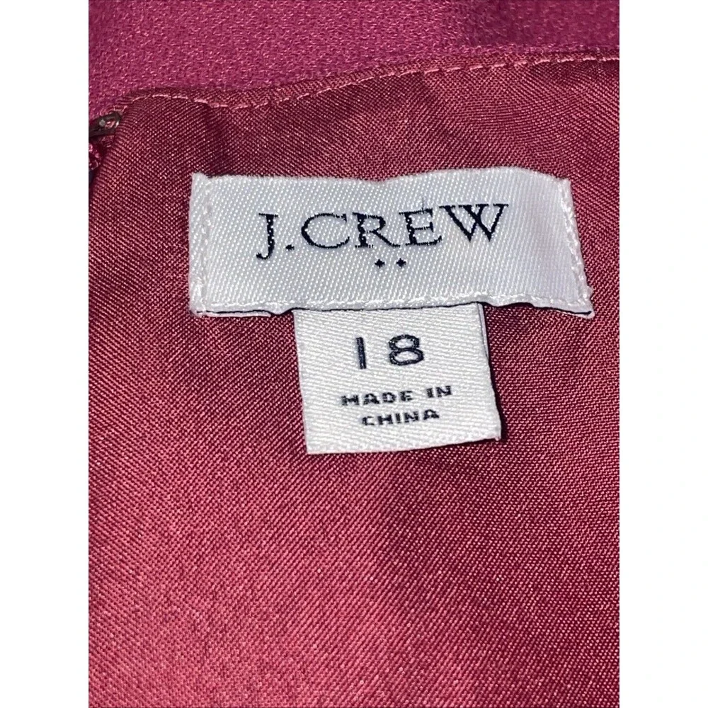 J Crew Dress Womens 18 Pink Career‎ Professional Office Timeless Classy Classic